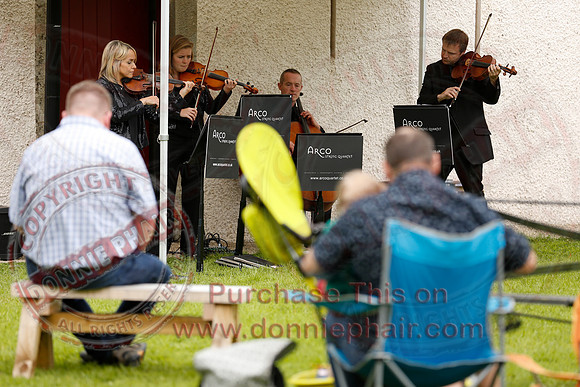 Arco Quartet at Castle Coole in run up to Proms in the Park.
