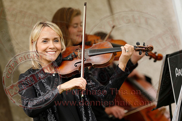 Arco Quartet at Castle Coole in run up to Proms in the Park.