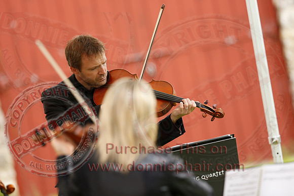 Arco Quartet at Castle Coole in run up to Proms in the Park.