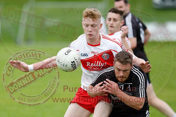 St. Pat's Donagh (1-15) V Aghadrumsee (0-10) in Senior GAA Football League Division 2.