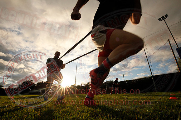 Clogher Valley Rugby Training Session.