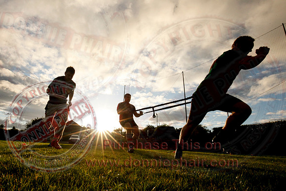 Clogher Valley Rugby Training Session.