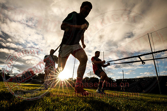Clogher Valley Rugby Training Session.