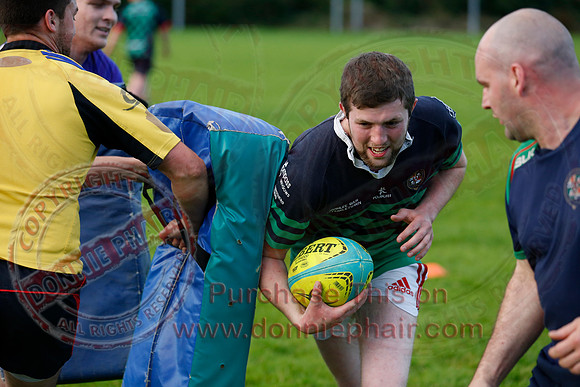 Clogher Valley Rugby Training Session.