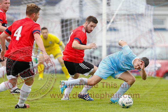 Lisbellaw (3) V Enniskillen Town (1) in Mercer Cup.