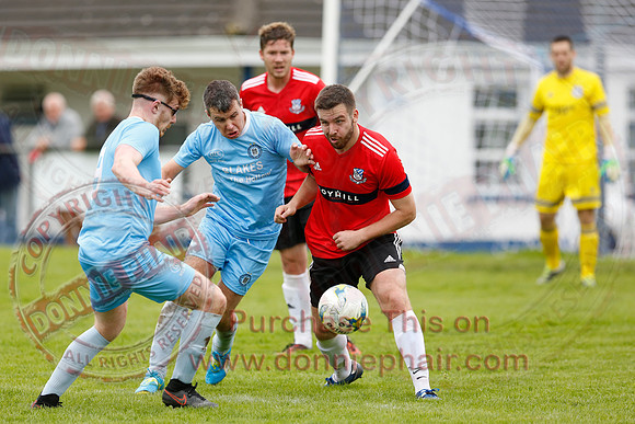 Lisbellaw (3) V Enniskillen Town (1) in Mercer Cup.