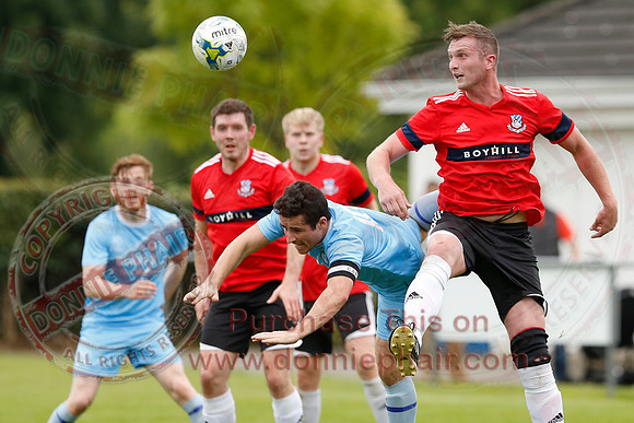Lisbellaw (3) V Enniskillen Town (1) in Mercer Cup.