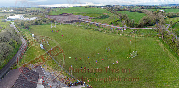Aerial of Newtownbutler GAA Football Field-1