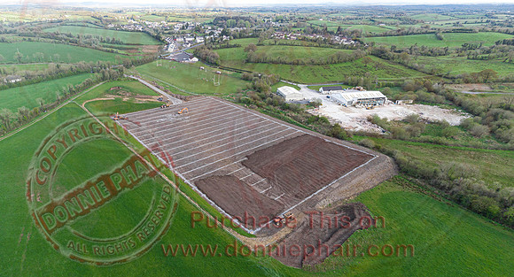 Aerial of Newtownbutler GAA Football Field-2