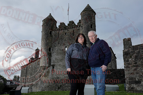 Enniskillen Castle being lit up in Aid of Huntington’s Disease-2