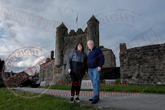 Enniskillen Castle being lit up in Aid of Huntington’s Disease-1