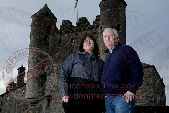 Enniskillen Castle being lit up in Aid of Huntington’s Disease-3