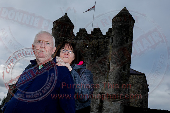 Enniskillen Castle being lit up in Aid of Huntington’s Disease-8