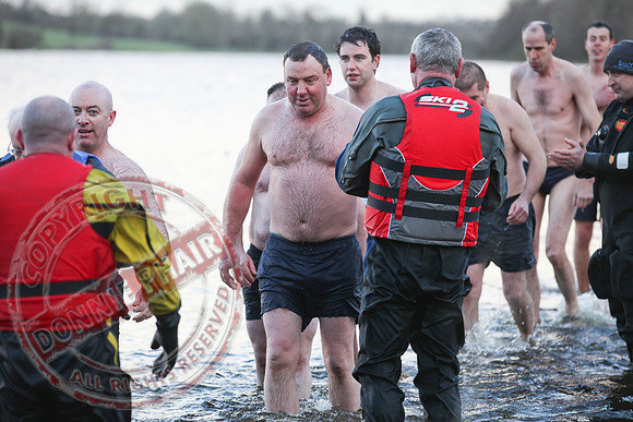 Galloon Island Charity Swim taken near Newtowbutler, County Fermanagh.  The swim takes place every year as with the people swimming for charity.