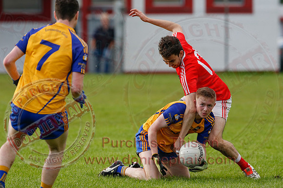 Enniskillen Gaels (1-16) V Newtownbutler (1-10) in Intermediate GAA Football Championship Play Off Semi-Final.
