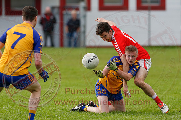 Enniskillen Gaels (1-16) V Newtownbutler (1-10) in Intermediate GAA Football Championship Play Off Semi-Final.