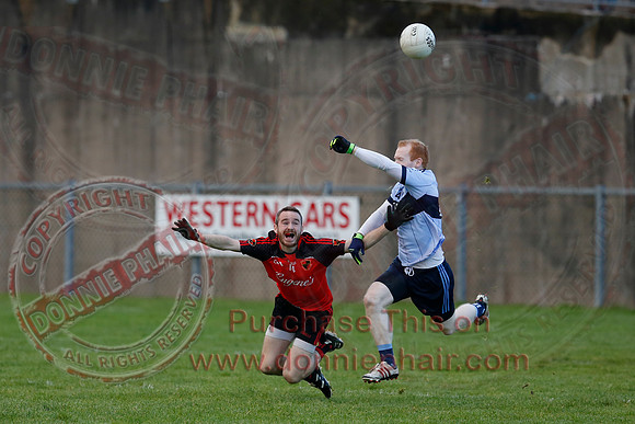 Belcoo (2-14) V Maguiresbridge (2-10) in Intermediate GAA Football Championship Play Off Semi-Final.