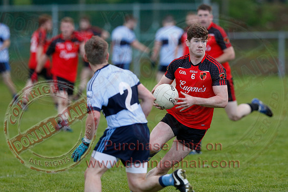 Belcoo (2-14) V Maguiresbridge (2-10) in Intermediate GAA Football Championship Play Off Semi-Final.