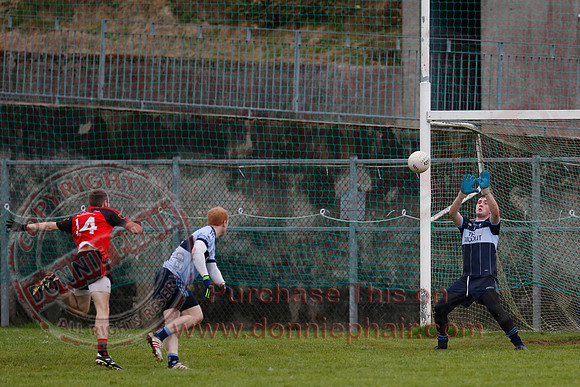 Belcoo (2-14) V Maguiresbridge (2-10) in Intermediate GAA Football Championship Play Off Semi-Final.