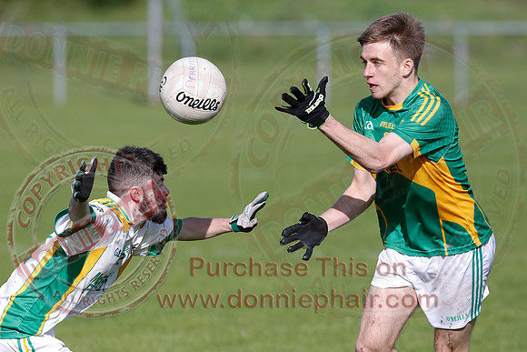 Irvinestown (1-16) V Derrylin (0-05) in Intermediate GAA Football Championship Play Off Semi-Final.