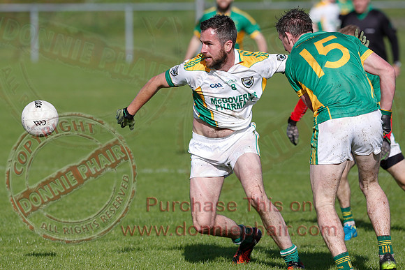 Irvinestown (1-16) V Derrylin (0-05) in Intermediate GAA Football Championship Play Off Semi-Final.