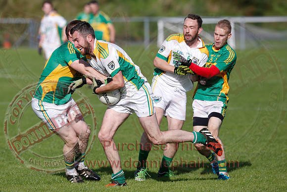 Irvinestown (1-16) V Derrylin (0-05) in Intermediate GAA Football Championship Play Off Semi-Final.