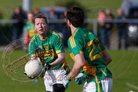 Irvinestown (1-16) V Derrylin (0-05) in Intermediate GAA Football Championship Play Off Semi-Final.