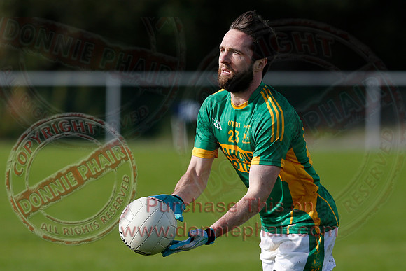 Irvinestown (1-16) V Derrylin (0-05) in Intermediate GAA Football Championship Play Off Semi-Final.