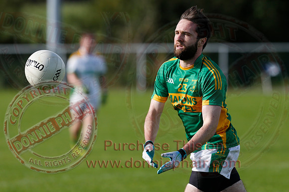 Irvinestown (1-16) V Derrylin (0-05) in Intermediate GAA Football Championship Play Off Semi-Final.
