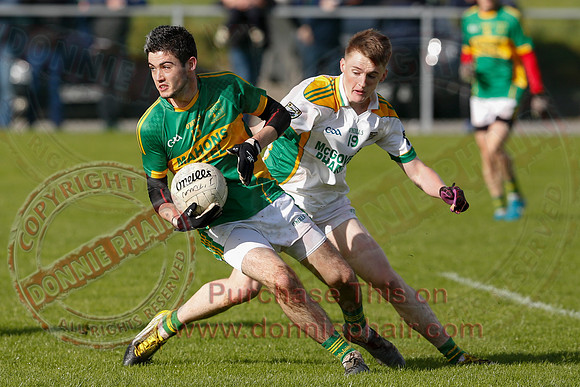 Irvinestown (1-16) V Derrylin (0-05) in Intermediate GAA Football Championship Play Off Semi-Final.