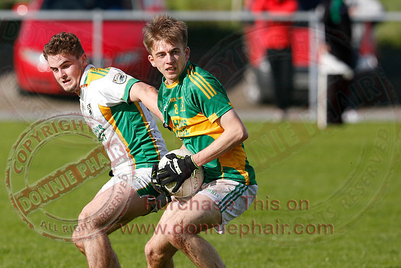 Irvinestown (1-16) V Derrylin (0-05) in Intermediate GAA Football Championship Play Off Semi-Final.