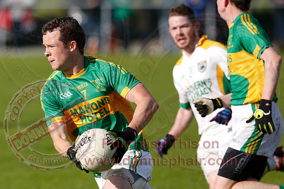 Irvinestown (1-16) V Derrylin (0-05) in Intermediate GAA Football Championship Play Off Semi-Final.