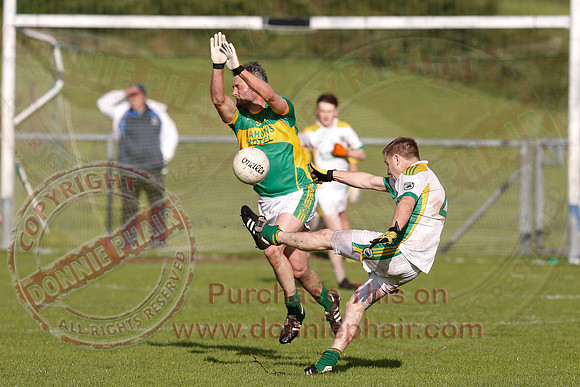 Irvinestown (1-16) V Derrylin (0-05) in Intermediate GAA Football Championship Play Off Semi-Final.