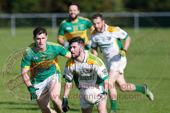 Irvinestown (1-16) V Derrylin (0-05) in Intermediate GAA Football Championship Play Off Semi-Final.