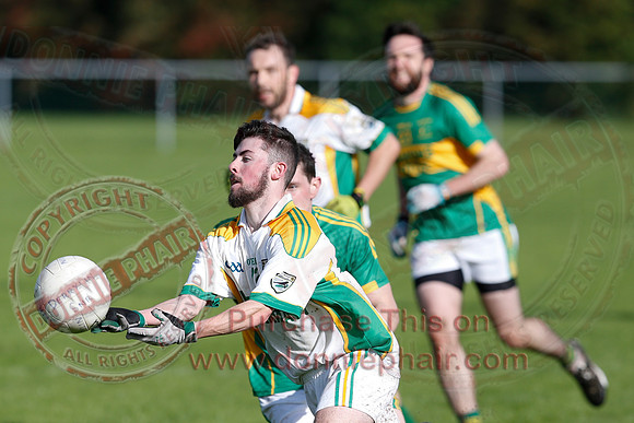 Irvinestown (1-16) V Derrylin (0-05) in Intermediate GAA Football Championship Play Off Semi-Final.