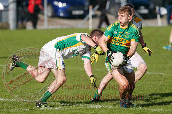 Irvinestown (1-16) V Derrylin (0-05) in Intermediate GAA Football Championship Play Off Semi-Final.