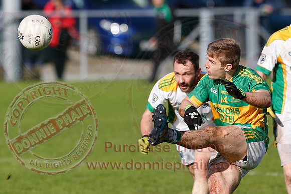 Irvinestown (1-16) V Derrylin (0-05) in Intermediate GAA Football Championship Play Off Semi-Final.