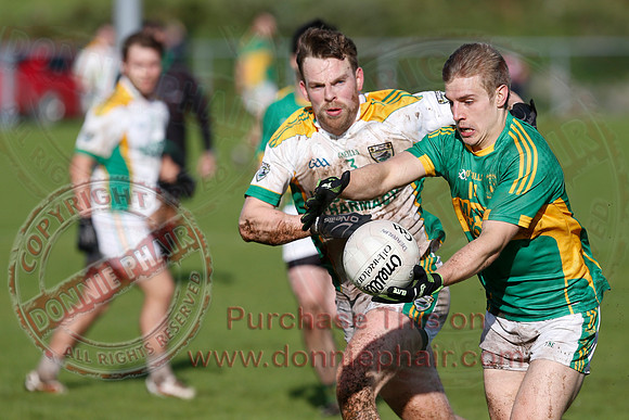 Irvinestown (1-16) V Derrylin (0-05) in Intermediate GAA Football Championship Play Off Semi-Final.