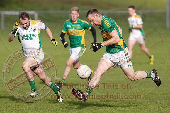 Irvinestown (1-16) V Derrylin (0-05) in Intermediate GAA Football Championship Play Off Semi-Final.
