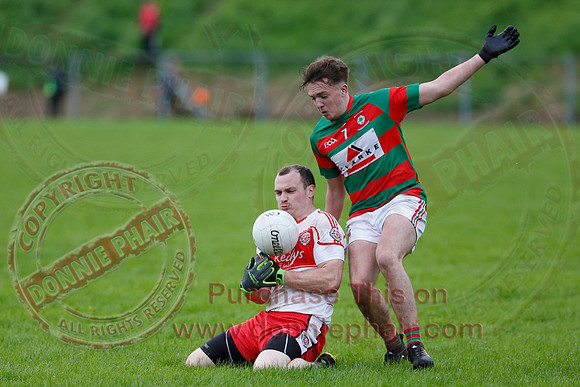 Lisnaskea (2-10) V St. Pat's Donagh (2-09) in Intermediate GAA Football Championship Play Off Semi-Final.