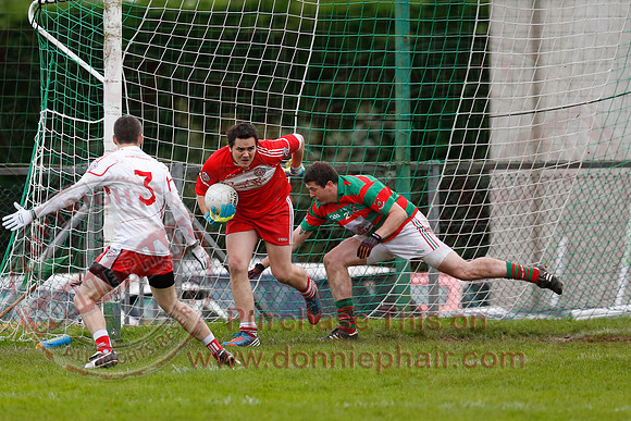 Lisnaskea (2-10) V St. Pat's Donagh (2-09) in Intermediate GAA Football Championship Play Off Semi-Final.