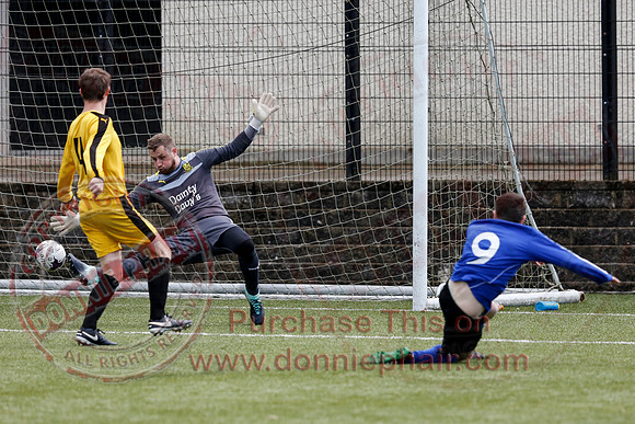 Maguiresbridge (1) V Caledon Rovers (3) in Irish Junior Cup.