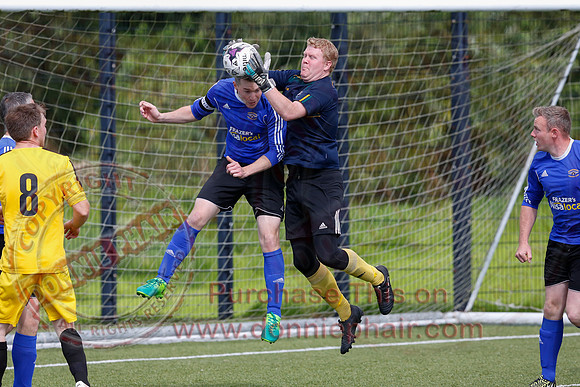Maguiresbridge (1) V Caledon Rovers (3) in Irish Junior Cup.