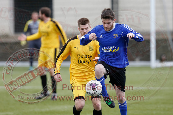 Maguiresbridge (1) V Caledon Rovers (3) in Irish Junior Cup.