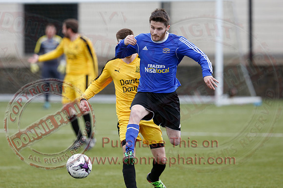 Maguiresbridge (1) V Caledon Rovers (3) in Irish Junior Cup.