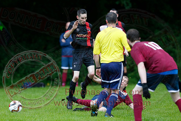 Fivemiletown Reserve (0) V Knockmenagh (6) in IFA Junior Cup Round One.