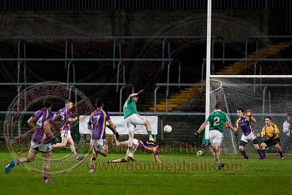 Derrygonnelly (2-15) V Roslea (0-10) in Senior GAA Football Championship Semi-Final