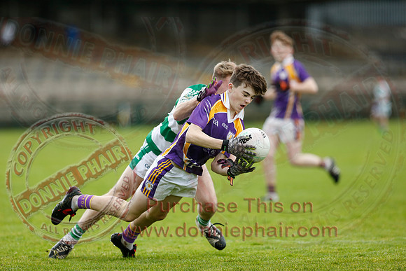 Derrygonnelly Harps (1-8) V Teemore Shamrocks (0-04) in U16 GAA Football Championship Final.