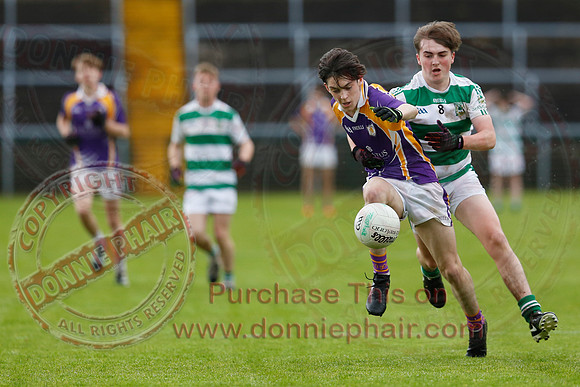Derrygonnelly Harps (1-8) V Teemore Shamrocks (0-04) in U16 GAA Football Championship Final.