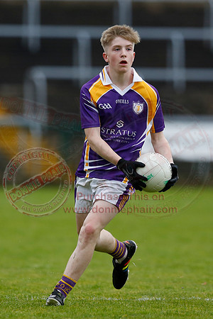 Derrygonnelly Harps (1-8) V Teemore Shamrocks (0-04) in U16 GAA Football Championship Final.